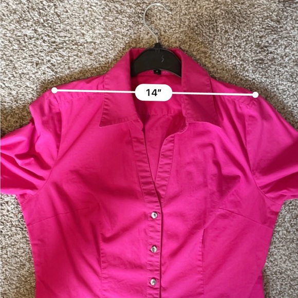 Express Pink Button Up Blouse. Great condition, like new! - Picture 11 of 13